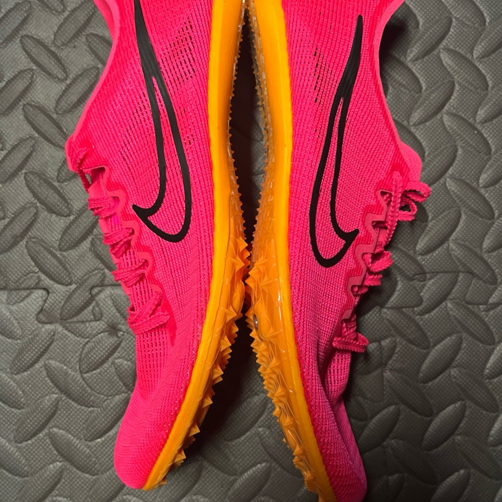 Nike Zoom Mamba 6 Pink Distance Spike Track Shoes Sz 9.5  DR2733- 600 New Sprint - Picture 7 of 12